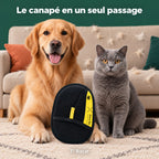 Gant ramasse-poils — les poils du canapé partent dès le premier passage